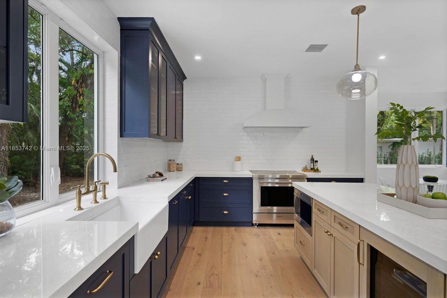 Furnished interior view inside a new home in , South Miami (Image 8). Furnished interior view inside a new home in , South Miami (Image 8).