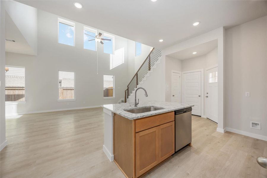 Furnished interior view inside a new home in Splendora Fields, Splendora (Image 7).