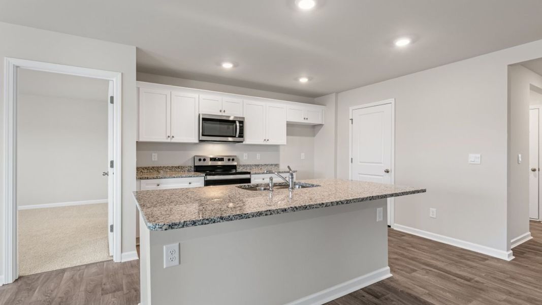 Furnished interior view inside a new home in Bynum Farms, Farmville (Image 7).