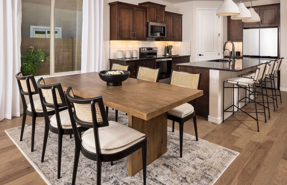 Furnished interior view inside a new home in Wolf Creek Run West, Strasburg (Image 5).