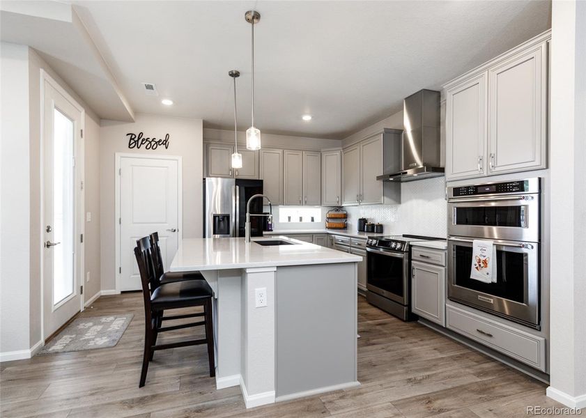 Furnished interior view inside a new home in , Colorado Springs (Image 13).