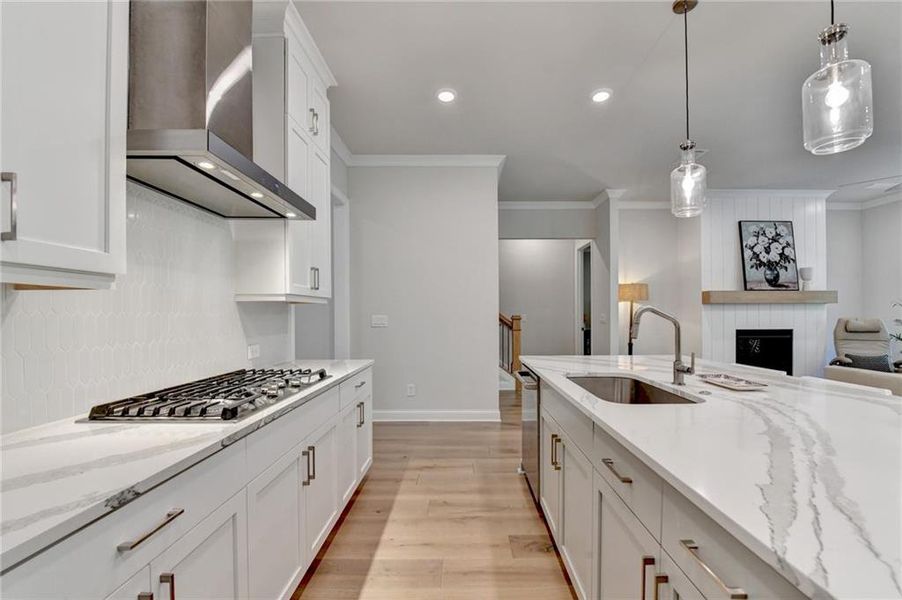 Furnished interior view inside a new home in , Canton (Image 35).