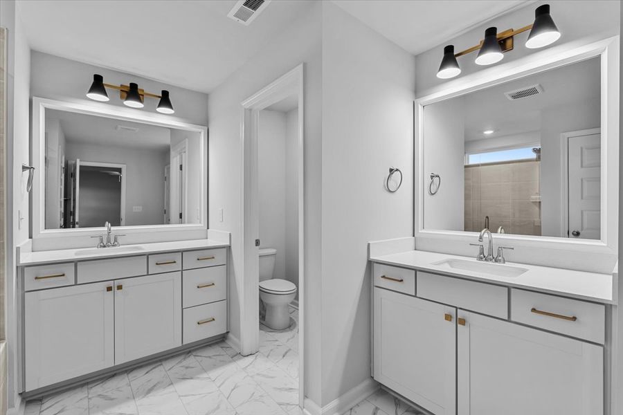 Furnished interior view inside a new home in Fieldstone, Lexington (Image 12).