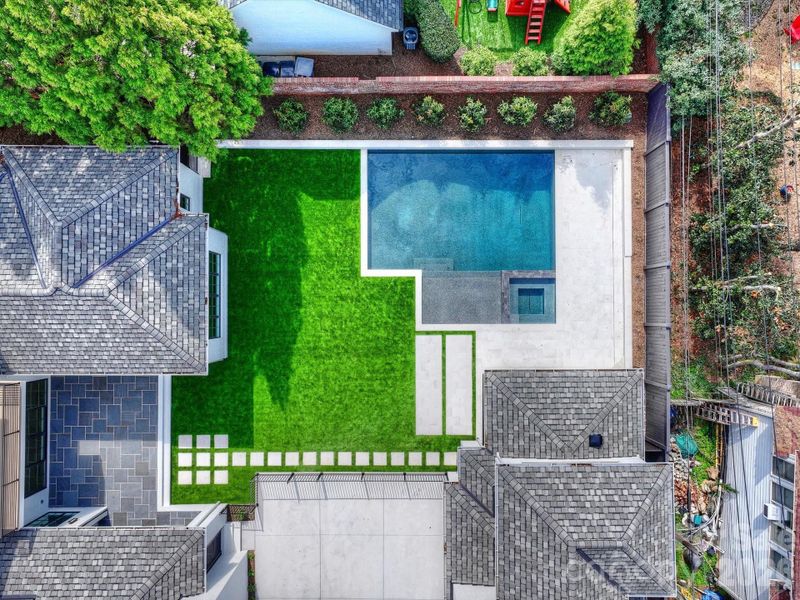 Exterior details and patio area of a home in , Charlotte (Image 32).