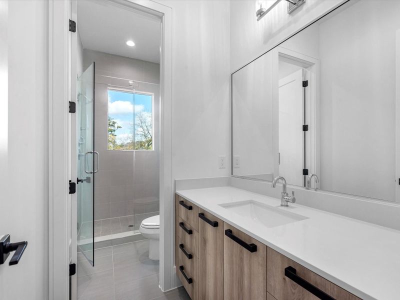 The en suite bathroom for the 4th bedroom.