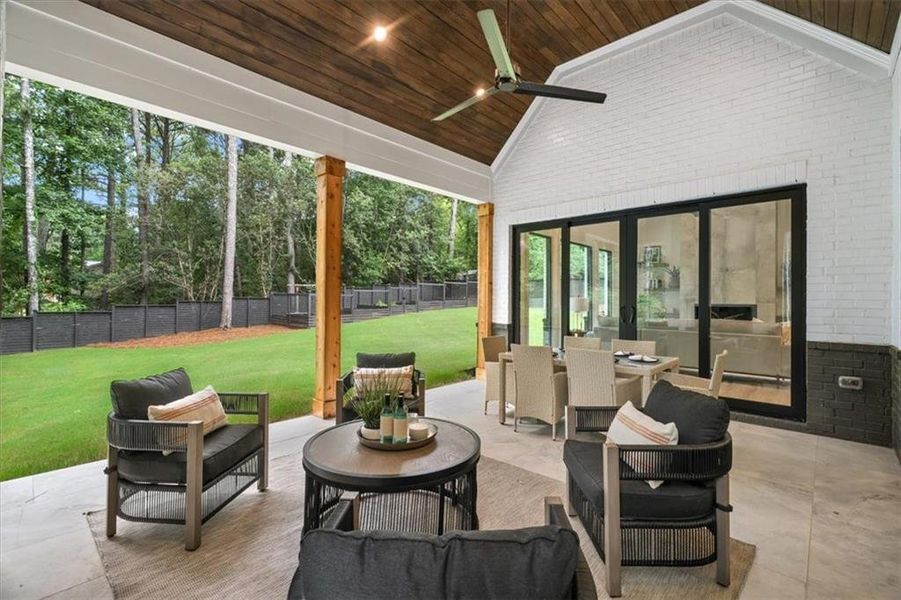 Exterior details and patio area of a home in , Alpharetta (Image 29). Exterior details and patio area of a home in , Alpharetta (Image 29).