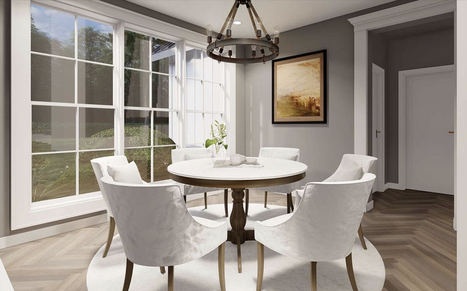 Representative furnished interior of a home built from the Sable by Zeal Home Builders in Oak Water Ranch, Granbury (Image 10).