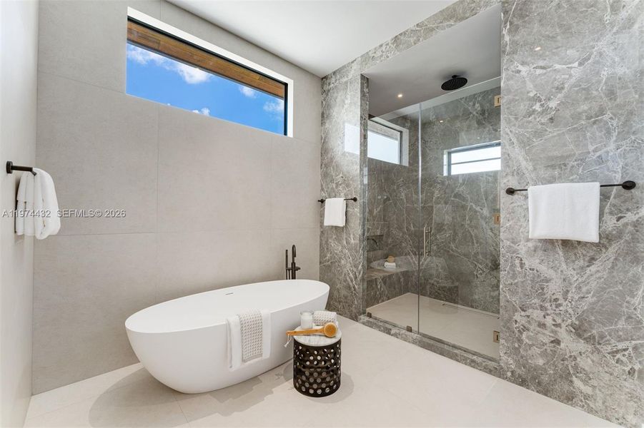 Furnished interior view inside a new home in , Miami (Image 8).