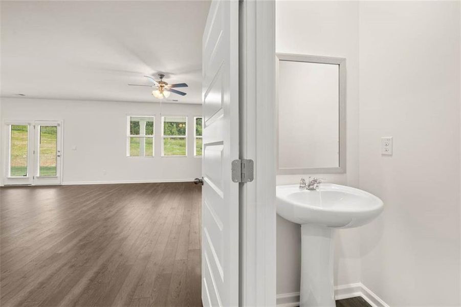 Furnished interior view inside a new home in Bridle Creek, Locust Grove (Image 10).