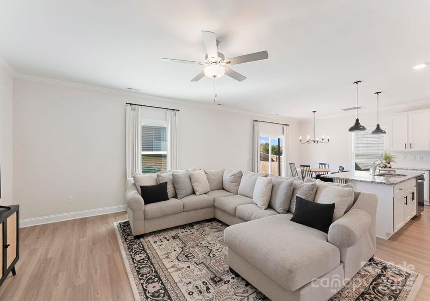 Furnished interior view inside a new home in , Troutman (Image 23).