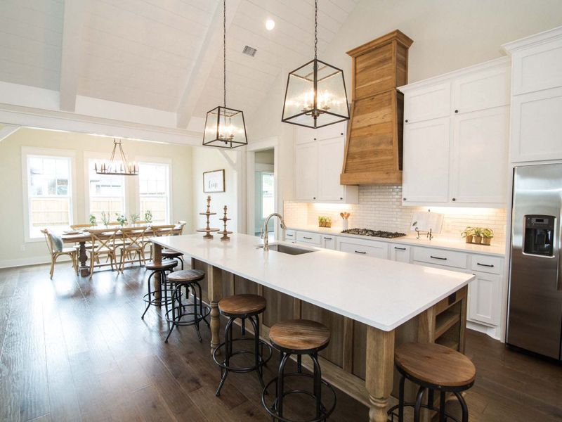 Representative furnished interior of a home built from the The Ellen by Reece Homes in Pebble Creek, College Station (Image 8).