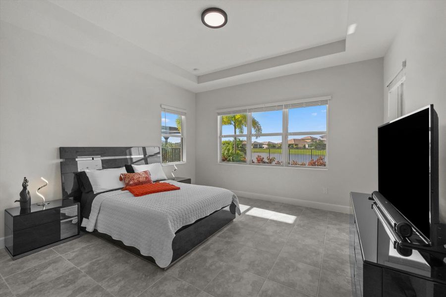 Furnished interior view inside a new home in , The Acreage (Image 16).