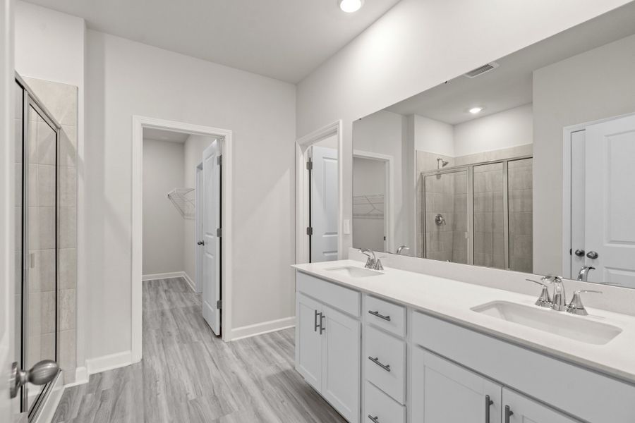 Furnished interior view inside a new home in Cypress Ridge - The Coastline Series, Longs (Image 11).