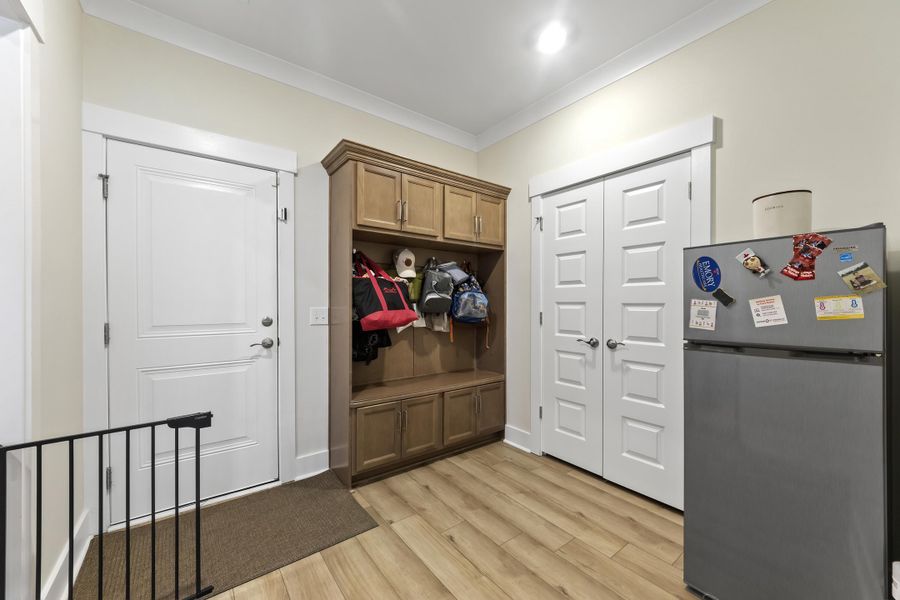 Furnished interior view inside a new home in Cordgrass Landing, Johns Island (Image 17).