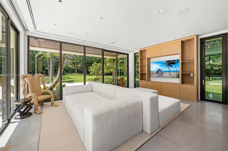 Furnished interior view inside a new home in , Coral Gables (Image 29).