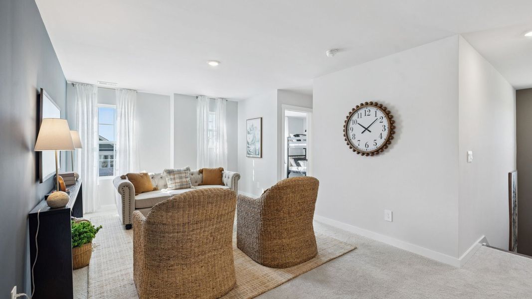 Furnished interior view inside a new home in Pottsview, Smyrna (Image 42). Furnished interior view inside a new home in Pottsview, Smyrna (Image 42).