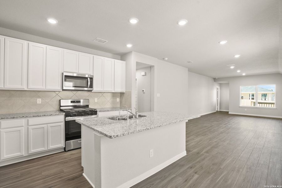Furnished interior view inside a new home in Hickory Ridge, Elmendorf (Image 5).