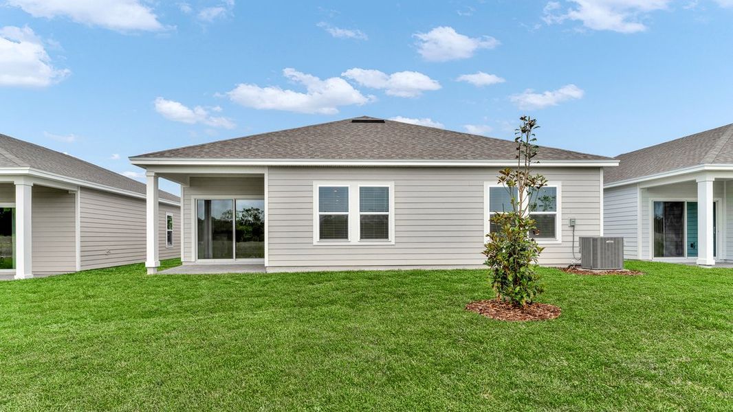 Representative exterior photo of a completed home built from the Sage by Taylor Morrison in Coopers Meadow, Jacksonville, FL (Image 25).