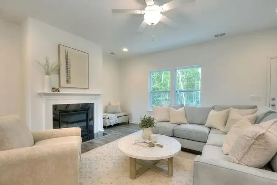 Representative furnished interior of a home built from the Devin by True Homes in Deerwood Place, North Charleston (Image 7).