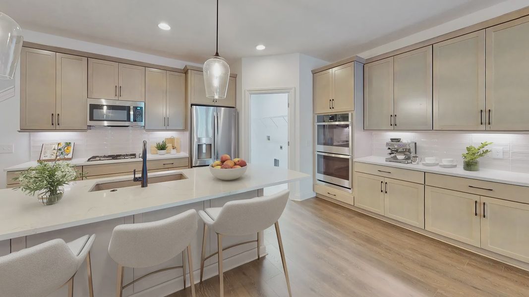 Representative furnished interior of a home built from the Oxford by Epcon Communities in The Courtyards at Oak Grove, Durham (Image 9).