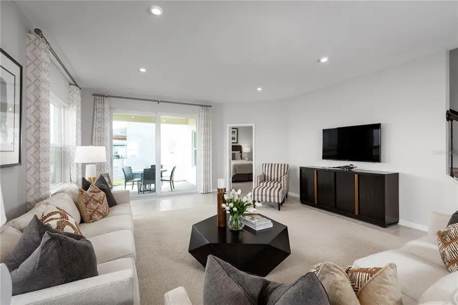 Furnished interior view inside a new home in Lake Nellie Crossing, Clermont (Image 9).