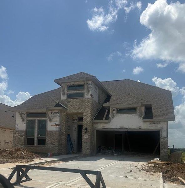 In-progress construction of a new home in Valencia 50', Manvel, TX (Image 5).