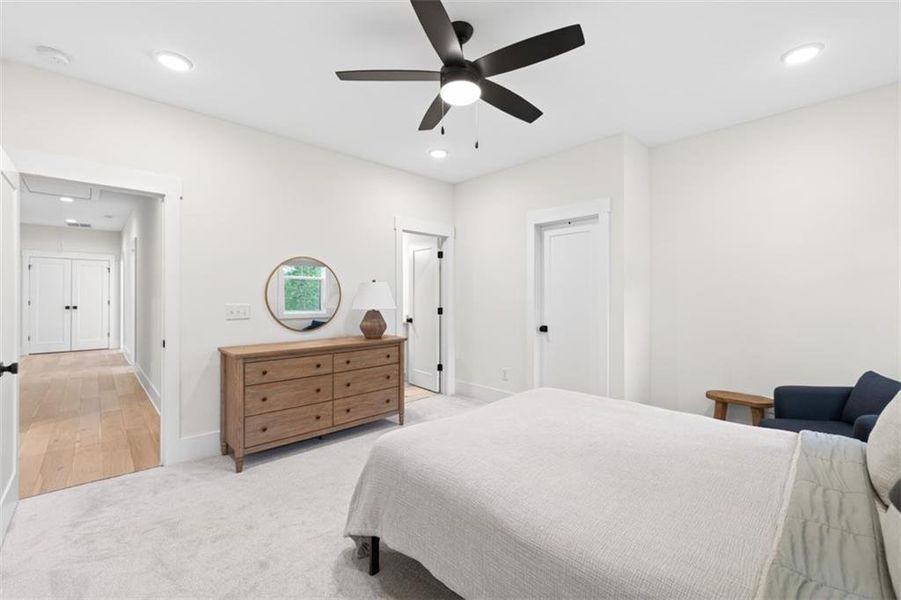 Furnished interior view inside a new home in Town Farms, Peachtree Corners (Image 72).