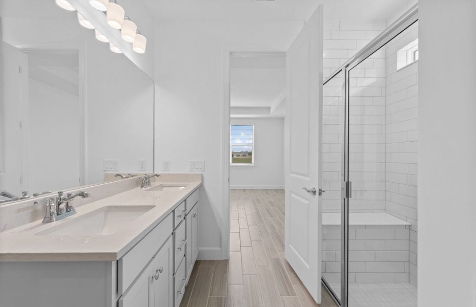 Furnished interior view inside a new home in Reagan Landing, Bradenton (Image 13).