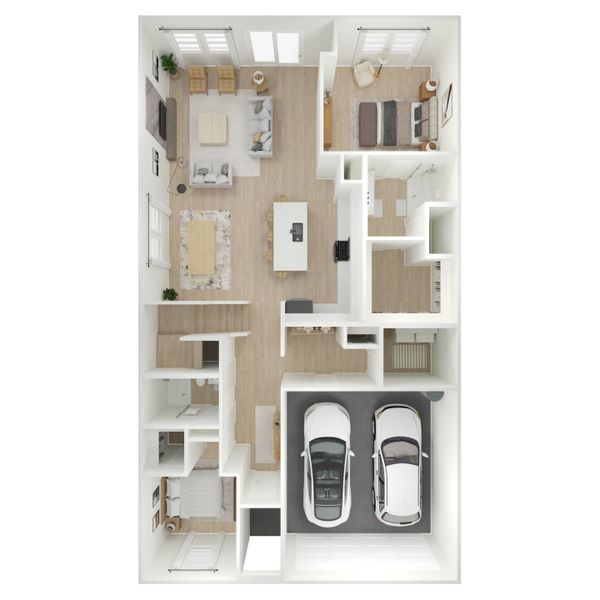 Image 14 representing the Tigris by K. Hovnanian® Homes in Aspire at New Hampstead, Savannah, GA.