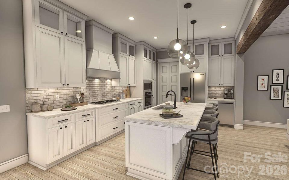 Furnished interior view inside a new home in , Salisbury (Image 9).