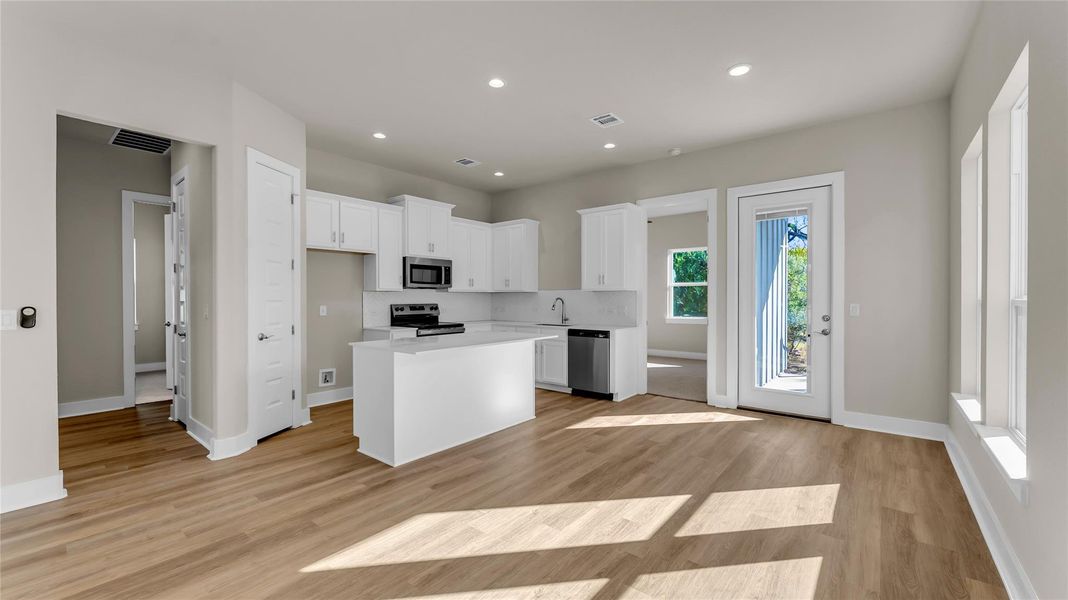 Furnished interior view inside a new home in , Cottonwood Shores (Image 6).