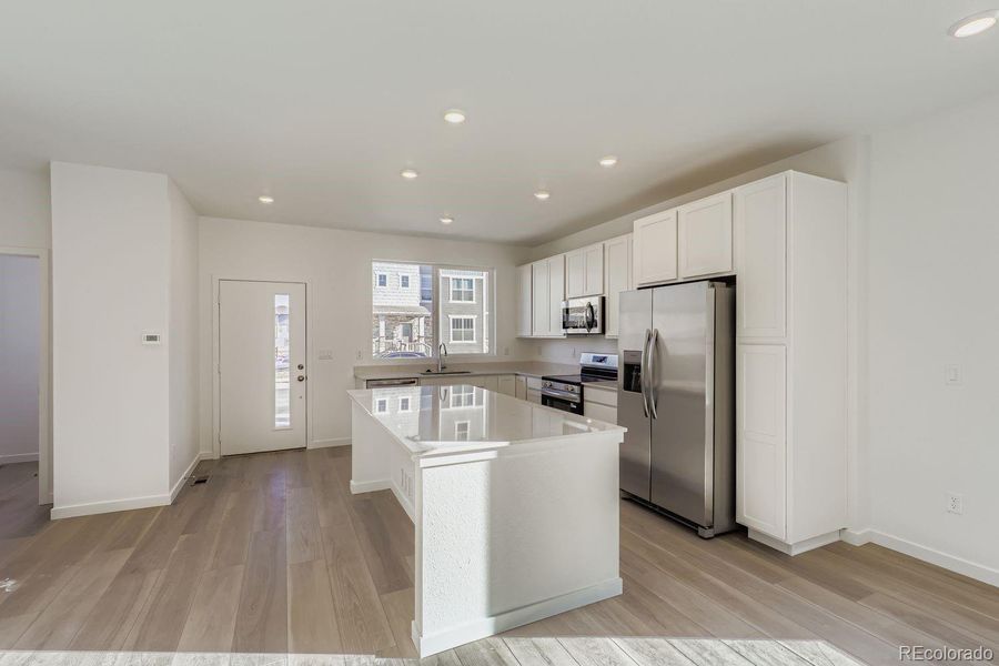Furnished interior view inside a new home in Parterre, Thornton (Image 6). Furnished interior view inside a new home in Parterre, Thornton (Image 6).