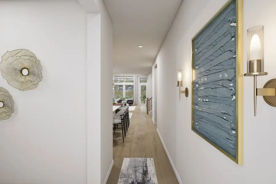 Representative furnished interior of a home built from the The Mansfield by David Weekley Homes in ARTAVIA - Reserve Collection, Conroe (Image 5).