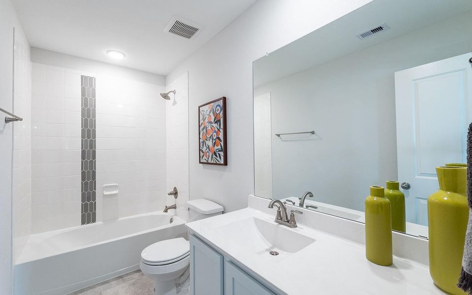 Furnished interior view inside a new home in Pecan Estates, Crosby (Image 8).