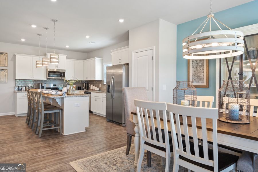Furnished interior view inside a new home in Bryson Farms, Byron (Image 9).