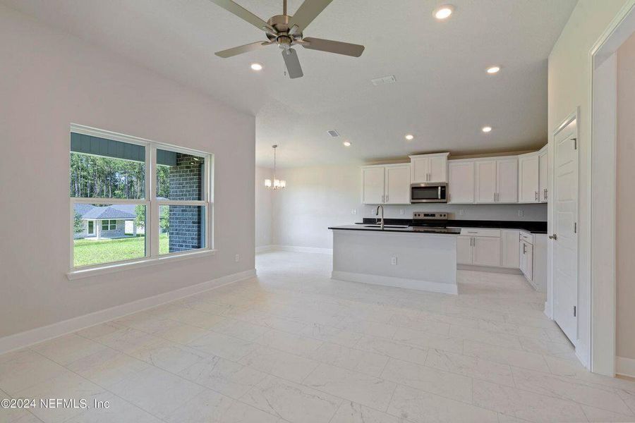 Furnished interior view inside a new home in Waterstone 52, Fort Pierce (Image 3).