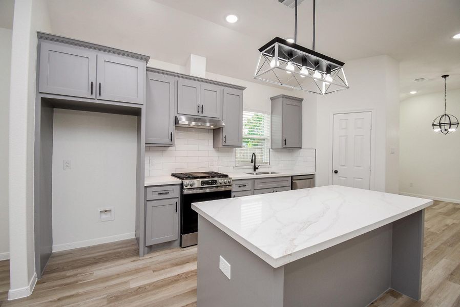 Furnished interior view inside a new home in , Houston (Image 9).