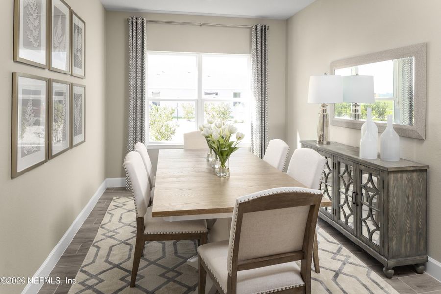 Furnished interior view inside a new home in , St. Augustine (Image 11).
