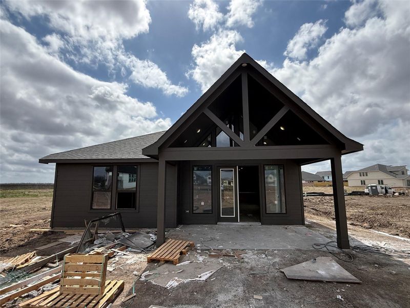 In-progress construction of a new home in Austin Point, Richmond, TX (Image 12).