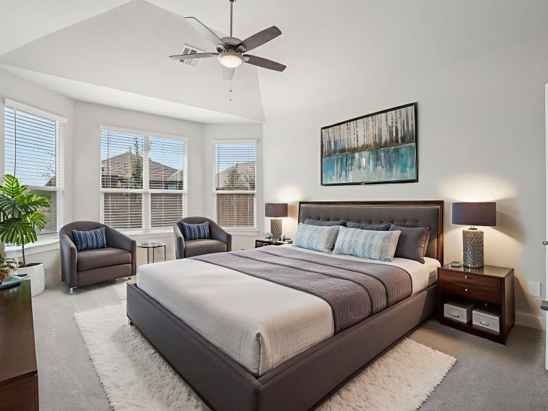 Furnished interior view inside a new home in Fox Falls, Boerne (Image 5). Furnished interior view inside a new home in Fox Falls, Boerne (Image 5).