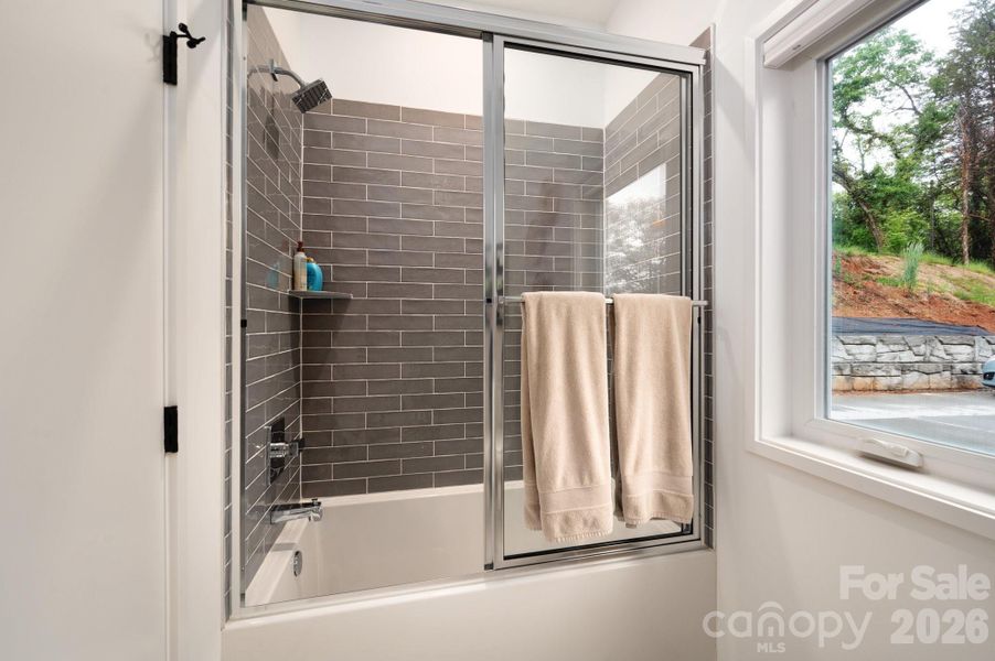 Close-up of interior finishes inside a home in , Asheville (Image 20).