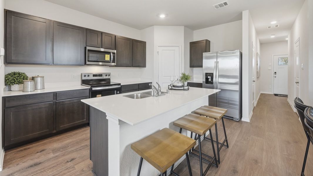 Furnished interior view inside a new home in Arbor Trails South, Princeton (Image 3).