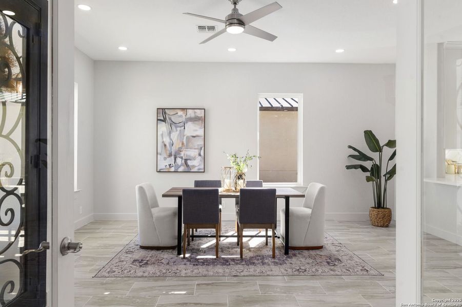 Furnished interior view inside a new home in , San Antonio (Image 15).