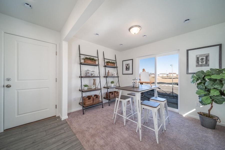 Furnished interior view inside a new home in Muegge Farms, Bennett (Image 27).