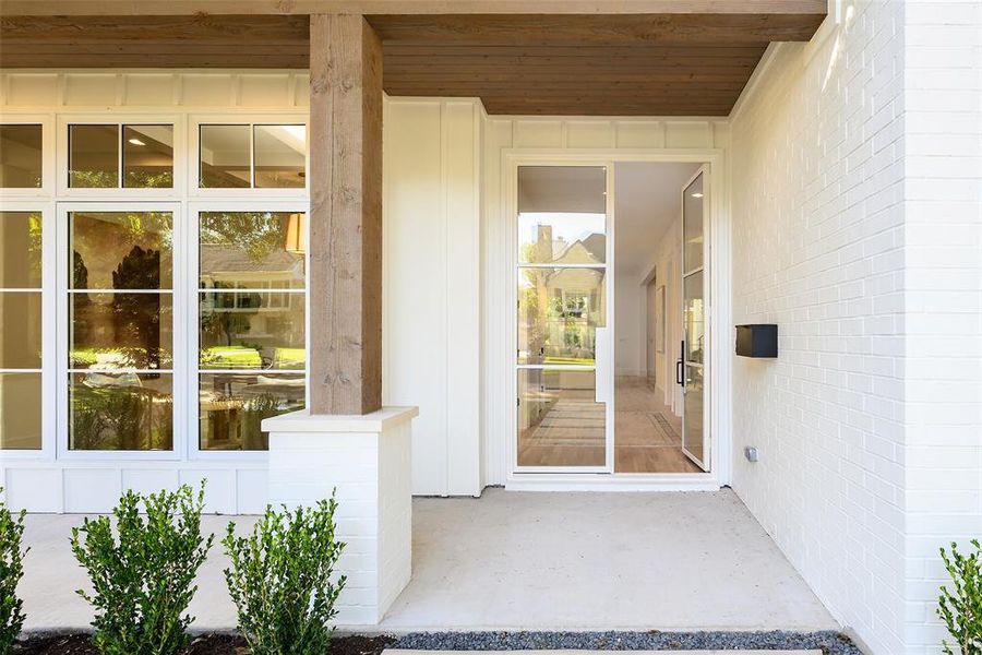 Exterior details and patio area of a home in , Dallas (Image 4). Exterior details and patio area of a home in , Dallas (Image 4).