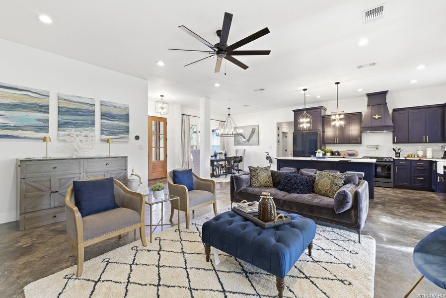 Furnished interior view inside a new home in , Kingsland (Image 16). Furnished interior view inside a new home in , Kingsland (Image 16).