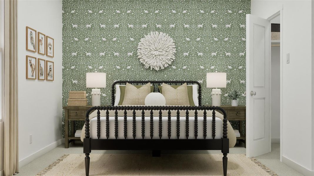 Furnished interior view inside a new home in Waterstone: Classic Collection, Kyle (Image 9).