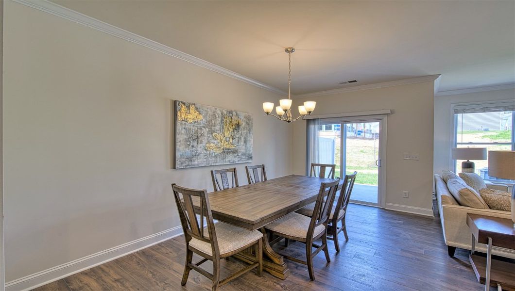 Furnished interior view inside a new home in The Townes at Stonecrest, Hendersonville (Image 4).