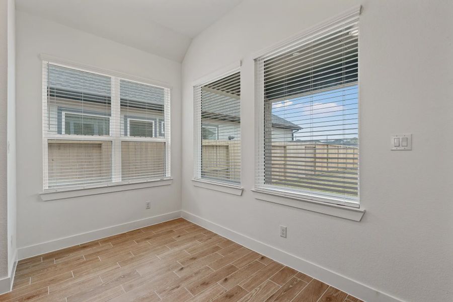 Representative unfurnished interior of a home built from the Torrey Pines by Chesmar Homes in Riceland Alley Loads, Mont Belvieu (Image 16).