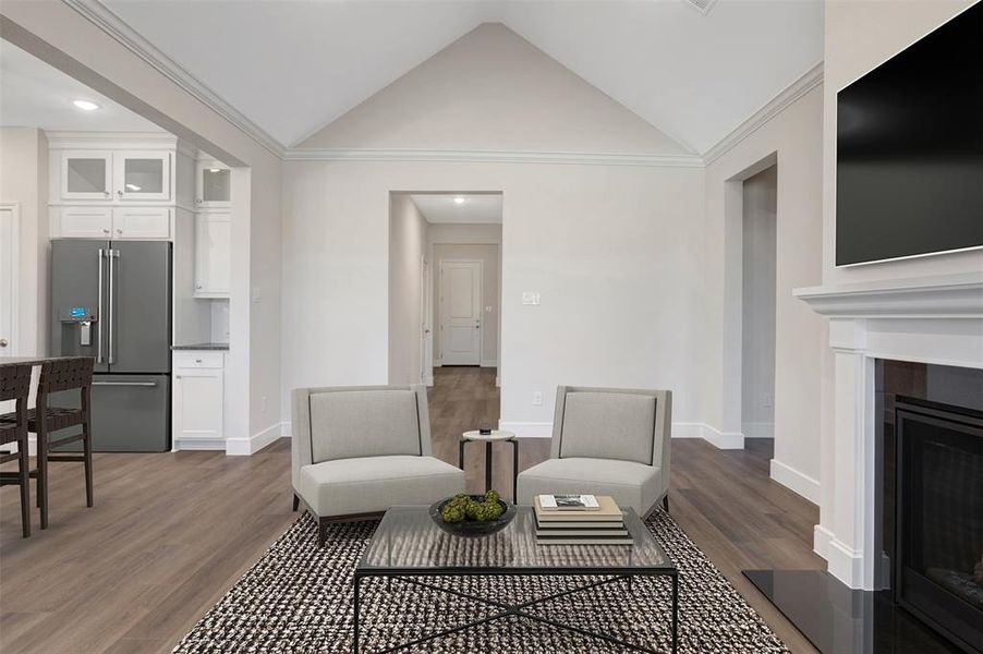 Furnished interior view inside a new home in Heritage Ranch, Sherman (Image 11).